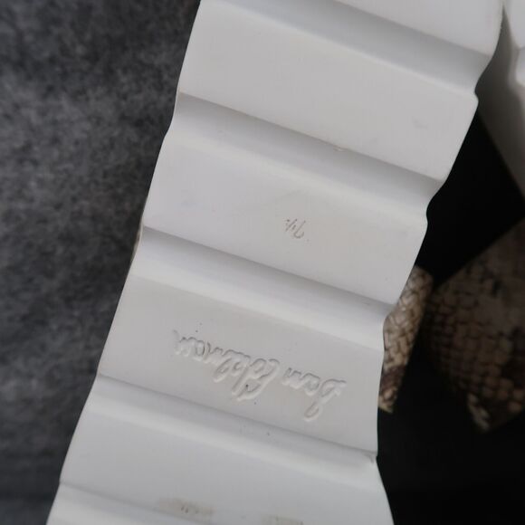 Sam Edelman Shoes Womens 7.5 Sandal Slides Platform Casual Snake Double Strap - Picture 14 of 14